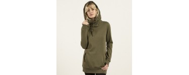 Volcom: Sweatshirt long à capuche en solde à 42€ au lieu de 70€