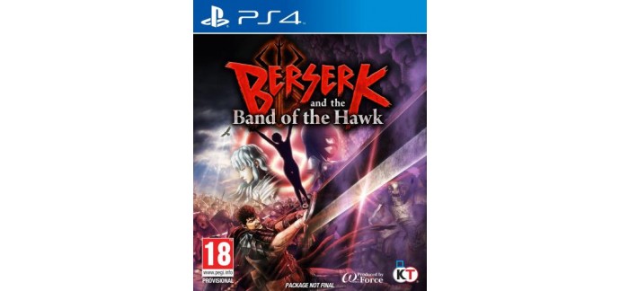 Fnac: Jeu Berserk and the Band of the Hawk sur PS4 en solde à 24€ 