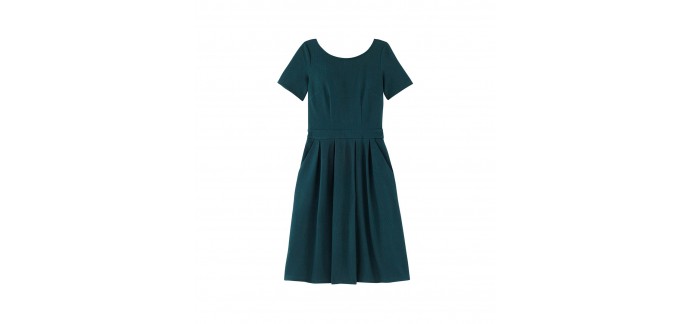 Promod: Robe gaufrée femme en solde à 19,97€ au lieu de 39,95€