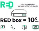Showroomprive: Abonnement internet RED BOX jusqu'à ↓100Mb/s | ↑10MB/ sans engagement à 10€/mois à vie