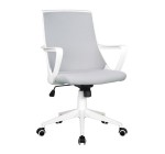 Cdiscount: Chaise de bureau tissu grise/blanche - MYCO01668 à 99,29€ au lieu de 141,84€
