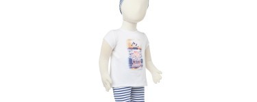 Aubert: T-shirt Happy Sailor collection Summer Island à 3,25€ au lieu de 10,95€