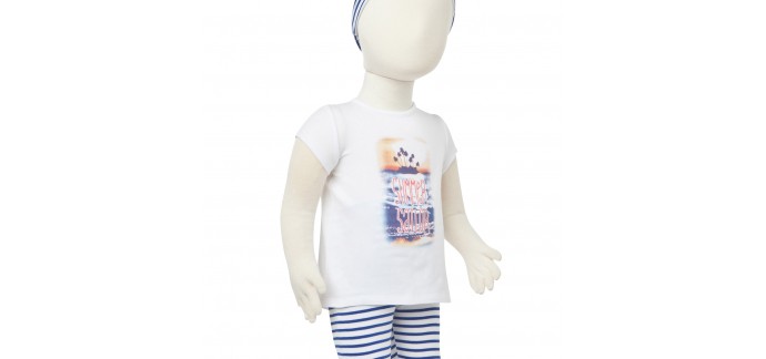Aubert: T-shirt Happy Sailor collection Summer Island à 3,25€ au lieu de 10,95€