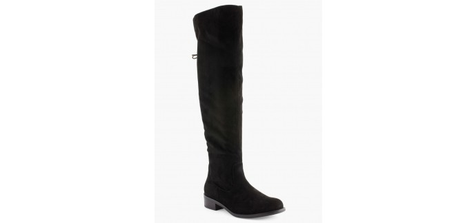 La Halle: Bottes cuissardes lacet à l'arrière à 35,99€ au lieu de 59,99€