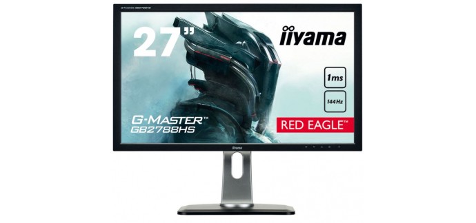 GrosBill: Ecran Pc Gamer IIYAMA GB2788HS-B2 Red Eagle au prix de 299,99€ au lieu de 359,90€