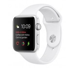 Orange: Apple Watch Series 2 boitier 38mm aluminium argent bracelet sport blanc à 249,90€