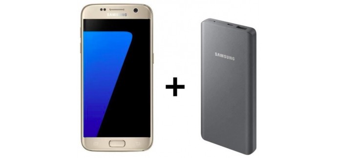 Cdiscount: Smartphone Samsung Galaxy S7 Or ou Rose + batterie externe 10.000mAh à 349€ (dont 70€ via ODR)