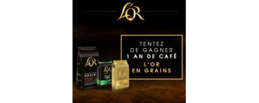 L'Or Espresso: 100 lots d'un an de café L'Or Grains à gagner 