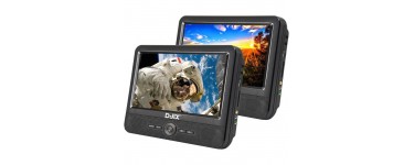 Cdiscount: Double lecteur DVD portable 9" D-JIX PVS 906-70DP + supports appui-tête en solde à 129€ 