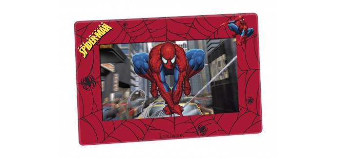 Amazon: Cadre photo numérique 7" Spiderman Lexibook DF700SP à 10,84€
