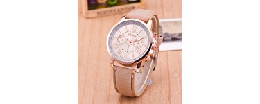 Miniinthebox: Montre femme tendance quartz bracelet cuir à -64%