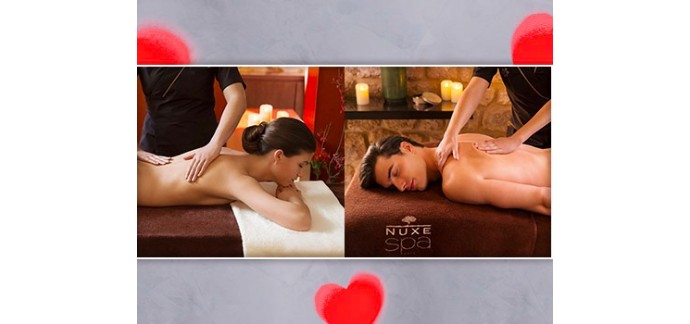 Nuxe: Massage en DUO à 140€ au lieu de 170€ pour la Saint Valentin