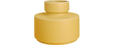 Habitat: Vase en céramique jaune 14,5cm à 8,24€ au lieu de 13,74€