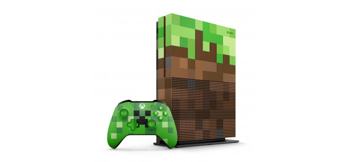 Amazon: Xbox One S 1To Edition Limitée Minecraft à 239€