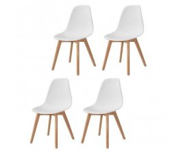 Cdiscount: Lot de 4 chaises de salle à manger SACHA style scandinave à 99,99€ au lieu de 175€