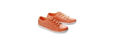 Excedingue: Chaussures orange ajourées en solde à 5,98€ au lieu de 19,95€