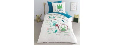 Vertbaudet: [Soldes] Remise de 50% sur la parure housse de couette + taie d'oreiller enfant DRAGON & CIE