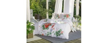 Becquet: Linge de lit percale fleurs et poésie à 10,76€ au lieu de 26,90€