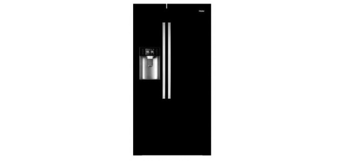 Cdiscount: Réfrigérateur américain noir HAIER HR550AB à 599,99€