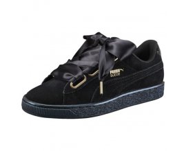 PUMA: Basket suède heart satin femme en solde à 45€ au lieu de 90€