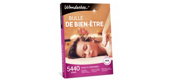 Françoise Saget: 1 coffret Wonderbox  "Bulle de bien-être" à gagner
