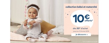 La Halle:  10€ offerts sur les vêtements bébé et maternité dès 30€ d’achat
