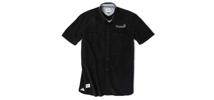 Oxbow: Chemise Cayo Noir à 30€ au lieu de 60€