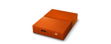 GrosBill: 16% de réduction sur le disque dur externe Western Digital My Passeport 3 To Orange