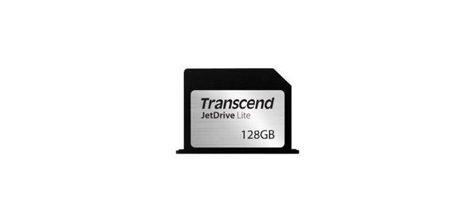 Cdiscount: Transcend JetDrive Lite 360 128 Go pour MacBook Pro Retina 15" à 64,99€ au lieu de 86,43€