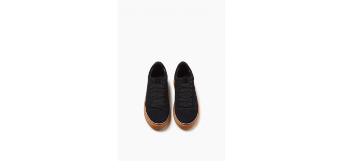 Esprit: Sneakers en cuir velours tout doux à 39,99€ au lieu de 79,99€