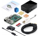 Amazon: ABox Raspberry Pi 3 Démarreur Kit - Mirco Carte SD de 32 Go - Étui Noir à 68,79€ au lieu de 108,99€