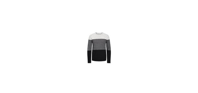 JACK & JONES: Colour Block Pull en maille à 23,95€ au lieu de 29,99€