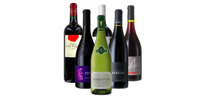 Vinatis: Pack de 6 bouteilles de Vins recommandées par Robert Parker (notes 90+/100) à 64,99€