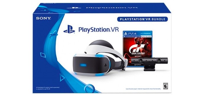 eBay: Pack Playstation VR + Caméra + Gran Turismo à 245€