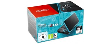 Amazon: New Nintendo 2DS XL Noir+Turquoise à 131,90€