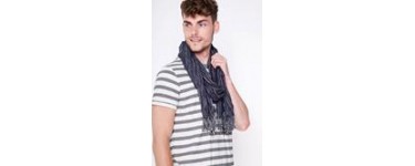 Bonobo Jeans: Foulard homme fines rayures à 5,39€ au lieu de 17,99€