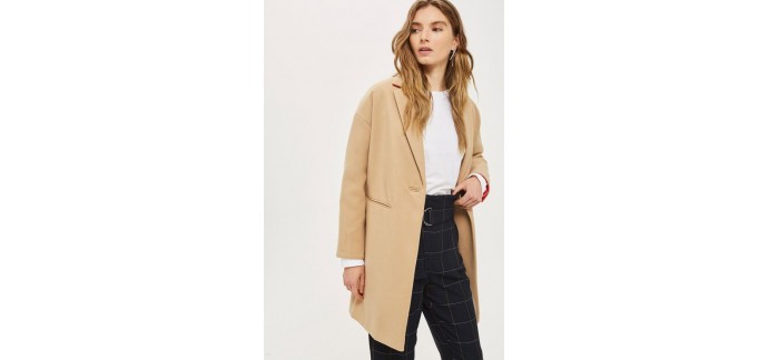 Topshop: Manteau Millie Petite à -67,5%