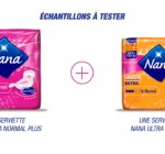 Nana: Échantillon gratuit des nouvelles serviettes hygiéniques