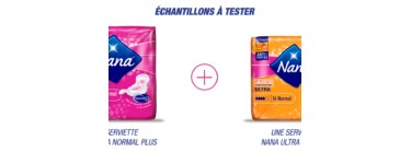 Nana: Échantillon gratuit des nouvelles serviettes hygiéniques