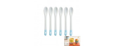 Kookit: Cuillère porcelaine Color Lab bleu x 6 à 11,94€ au lieu de 19,90€