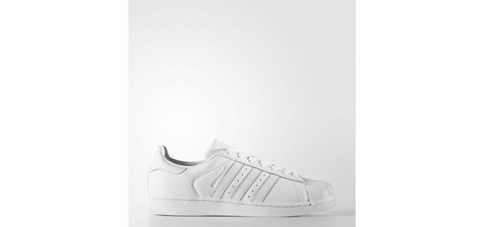 Adidas: Chaussures Superstar blanches Adidas à 44.98€