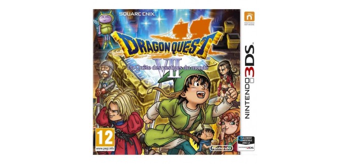 Cdiscount: Dragon Quest VII La Quête des vestiges du monde Jeu 3DS à 25,59€ au lieu de 31,99€