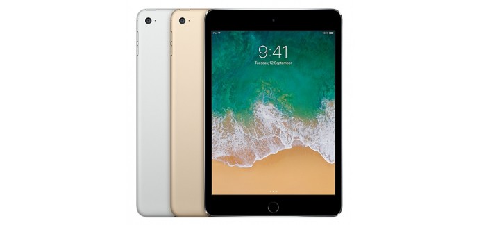 Rakuten: iPad Mini 4 128 Go 7.9 pouces Gris à 323€ au lieu de 391€ + 16,90€ offerts en bon d'achat