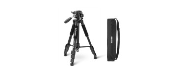 Amazon: Trépied professionnel pour appareil photo et camera à 39,99€ au lieu de 100,99€