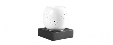 Miliboo: Lampe diffuseur de parfum design porcelaine et grés blanc astre à -58%