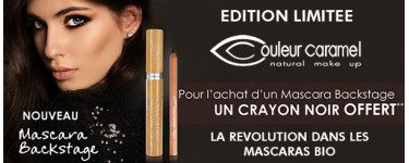 Monde Bio: Un crayon noir offert pour l'achat du nouveau mascara Backstage de Couleur Caramel