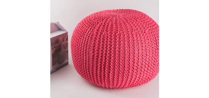 Phildar: Kit "Je tricote mon Pouf" à 17,99€ au lieu de 29,99€
