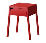 IKEA: Table de chevet rouge Selje à 29€ au lieu de 35€