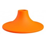 Habitat: Bougeoir en céramique orange fluo à 7,92€ au lieu de 9,90€