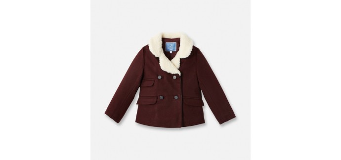 Jacadi: Manteau en drap de laine fille à -65%